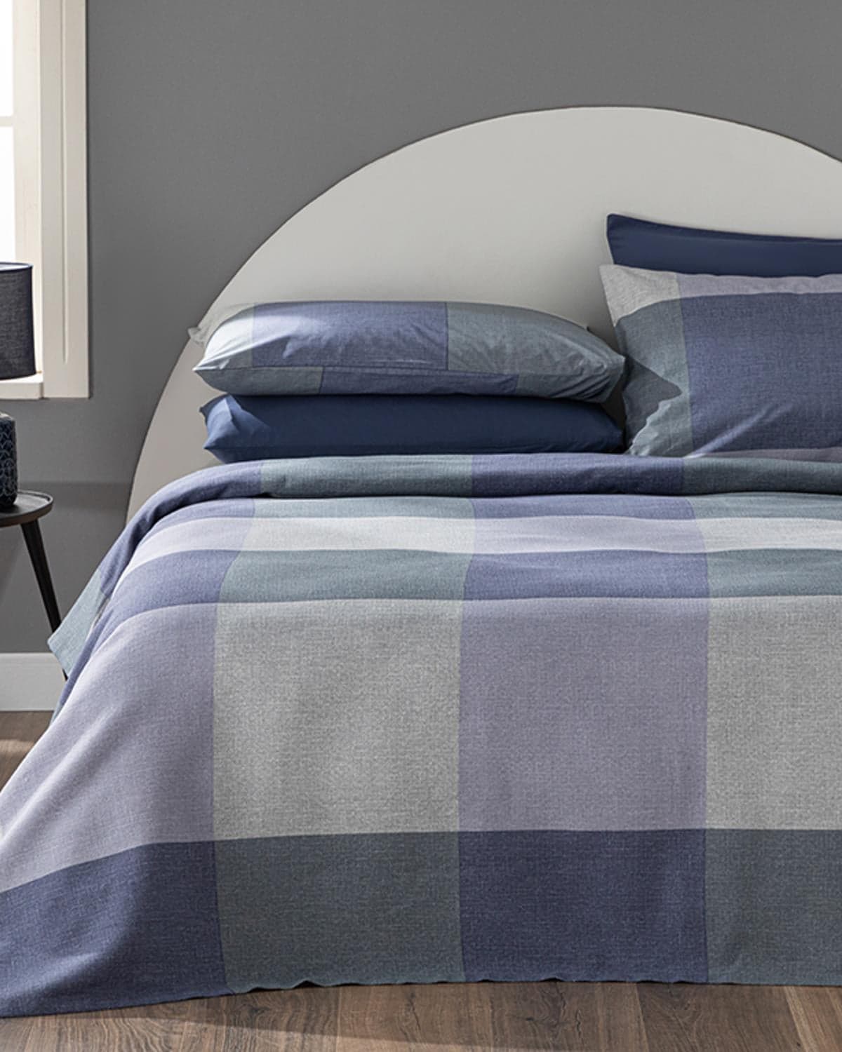 Textured plaid printed one for person 150x220cm